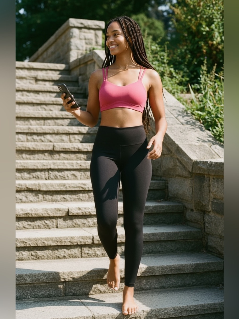 lululemon athletica Double-Strap Sports Bra - Berry Pink